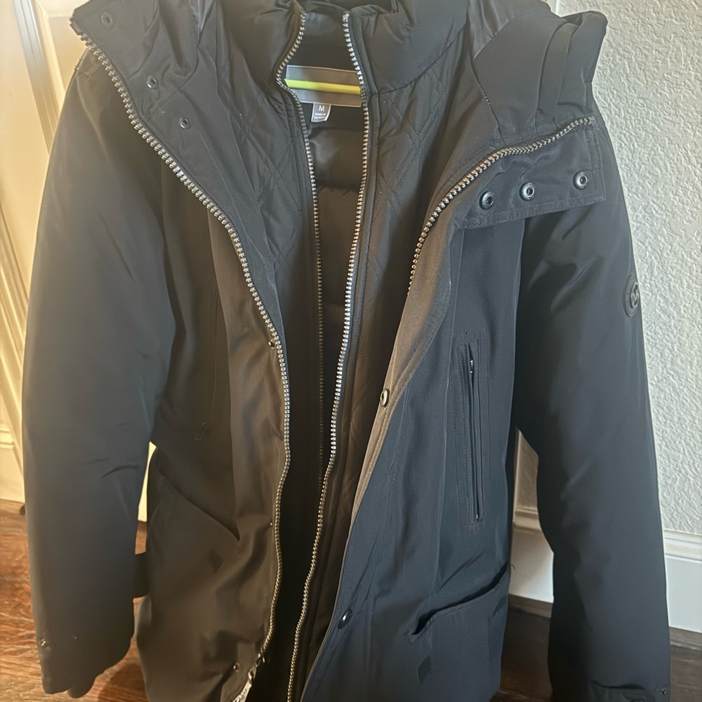 Michael Kors Black Quilted Jacket
